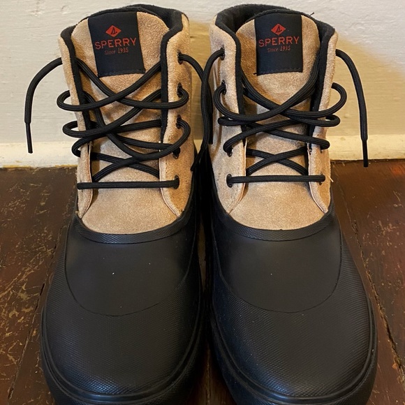 Sperry Ice Breaker Boots in Tan/Black - Picture 3 of 6